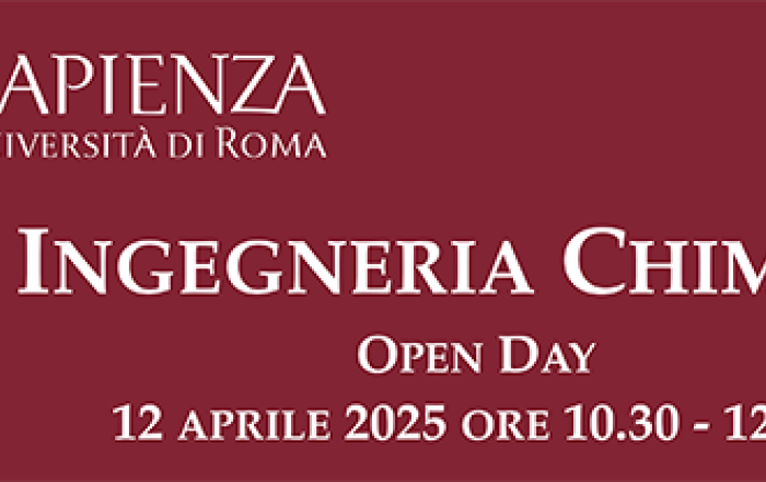 OPEN DAY - INGEGNERIA CHIMICA